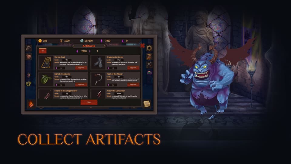 Artifacts that change how a run plays
